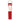 A red shoelace with metal aglet is packaged and displayed against a white background.