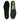 Sof Sole insoles provide comfort for shoes in a black and green design on a white background.