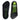 Footwear insole with arch support for plantars fasciitis on black and green background