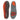 Shoe insoles absorb impact for athletic shoes in a gym environment